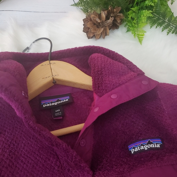 *NEW* Patagonia, XXS | Purple Snap Re-Tool LS Pullover - Picture 5 of 7
